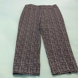 Zac and Rachel pull on slacks